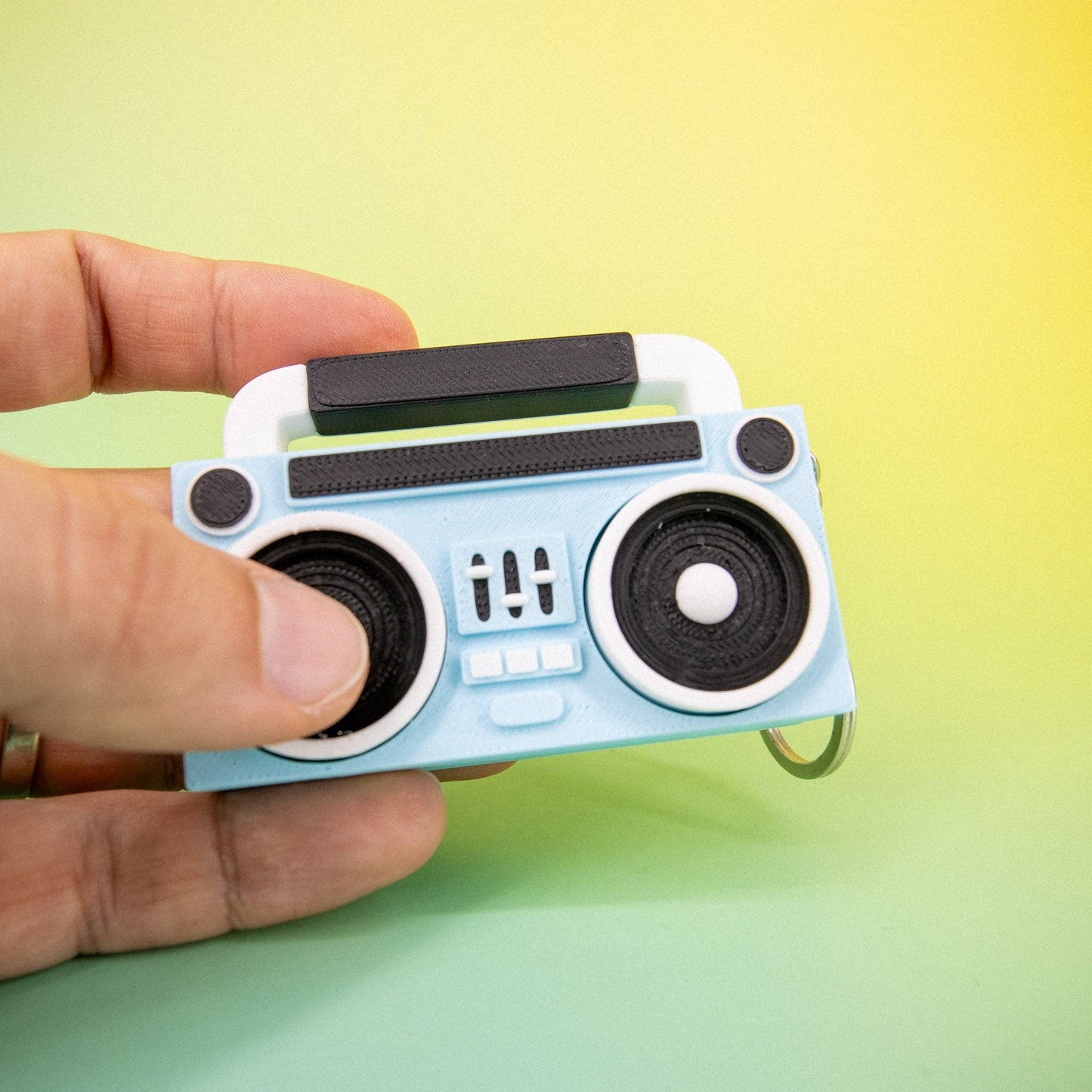 Boombox Keychain Clickie