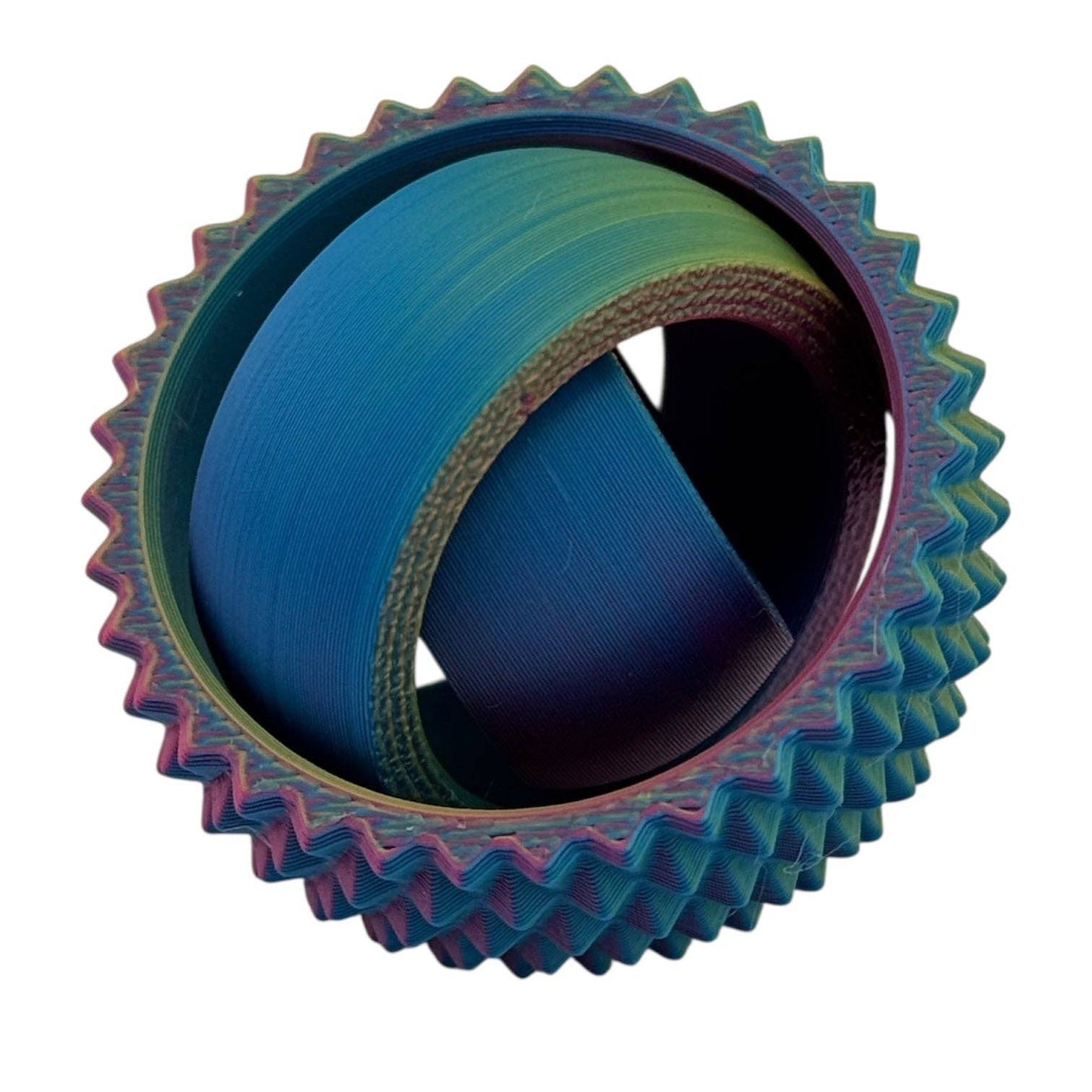 Multi Color Spiky Gyro Fidget Spinner