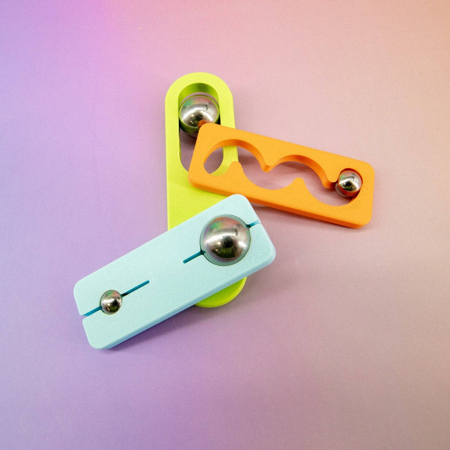 Silent Fidget Slider Trio