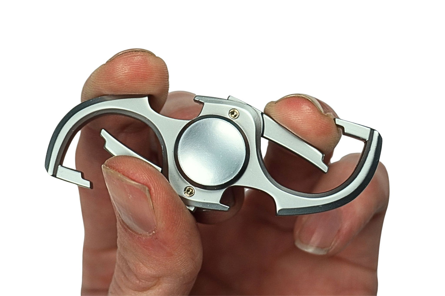 Premium Stainless Steel Fidget Spinner Bottle Opener Keychain – CNC Precision Toy with Hybrid Ceramic R188 Bearing, Stress Relief & Focus Aid for ADHD, Anxiety, Kids & Adults