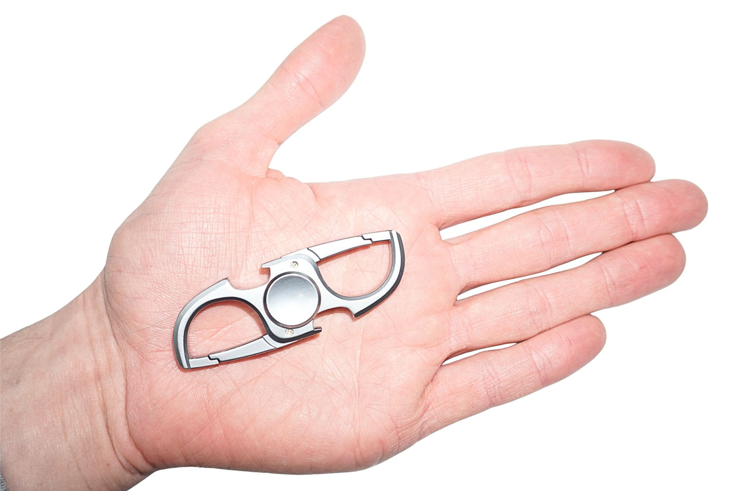 Premium Stainless Steel Fidget Spinner Bottle Opener Keychain – CNC Precision Toy with Hybrid Ceramic R188 Bearing, Stress Relief & Focus Aid for ADHD, Anxiety, Kids & Adults